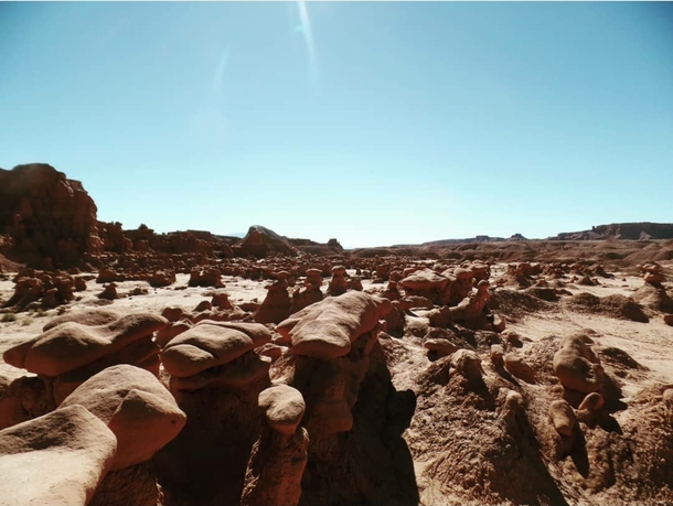 While working a seasonal job out in Moab UT I got a chance to explore some state parks Goblin Valley was definitely a favorite 