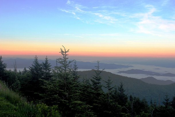 Why They Call Them the Smoky Mountains-Sunrise 