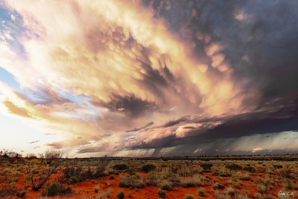 Wild Storm over Northern Territory Australia 