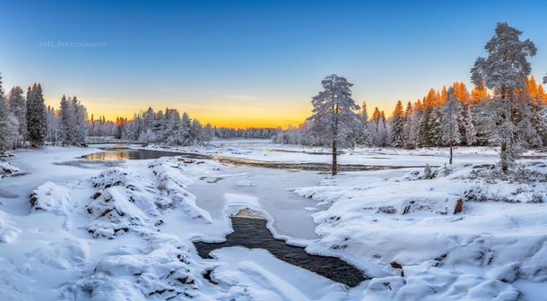Winter came in Koiteli Finland By Mikko Leinonen 