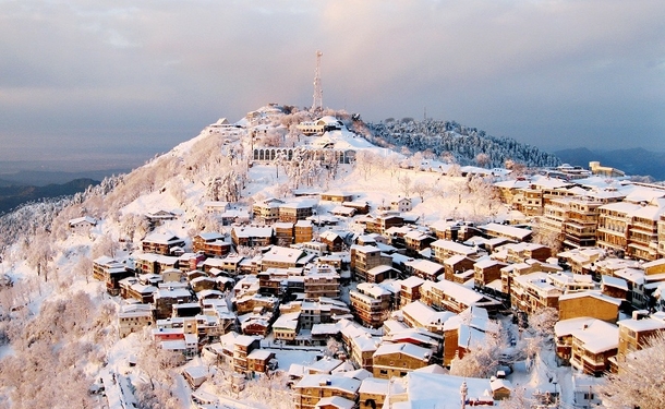 Winter in Murree Pakistan - City atop a hill  x-post rExplorePakistan