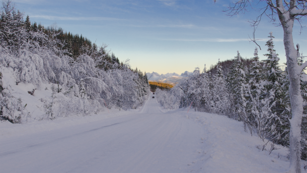 Winter road - Bod Norway 