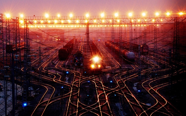 Wuhan North Marshalling Rail Yard China photo by Zong Qin 