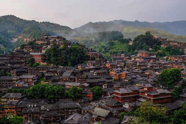 Xijiang Miao Village Guizhou province China