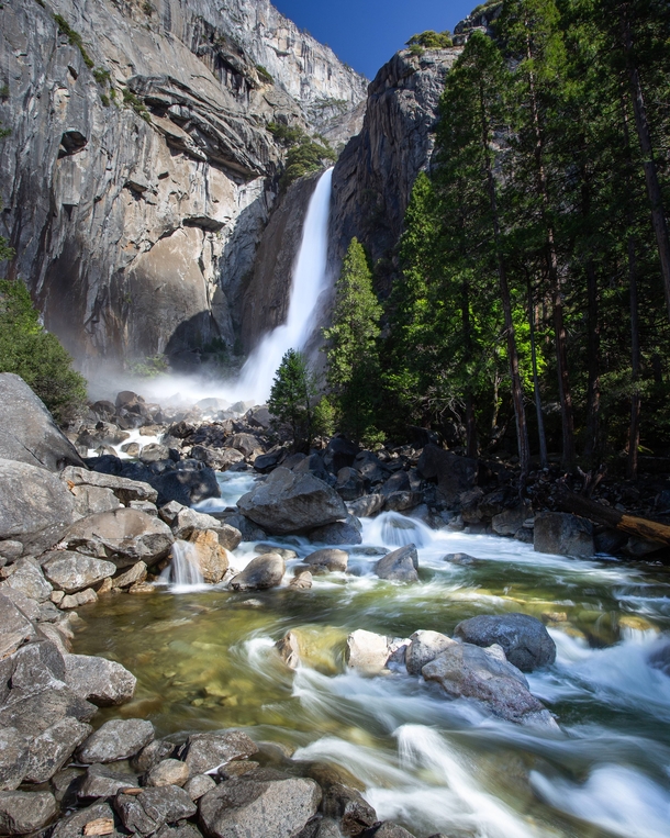 Yosemite Falls roaring in the Springtime  ig mattfloresfoto