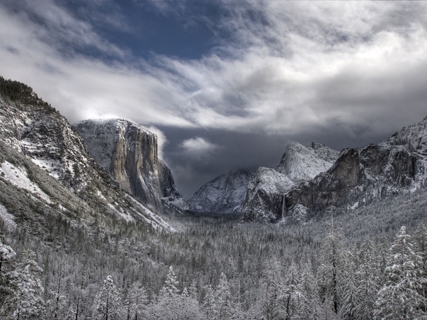 Yosemite in winter 