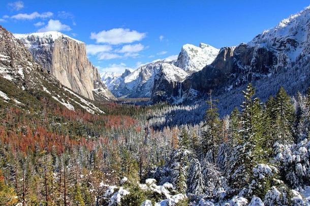 Yosemite National Park in January 