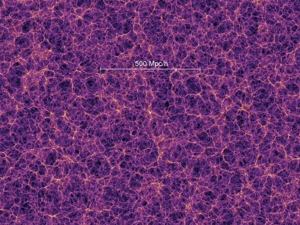 You Are Here - Map of Galactic Superclusters in Our Universe - Max Plank Institute - x