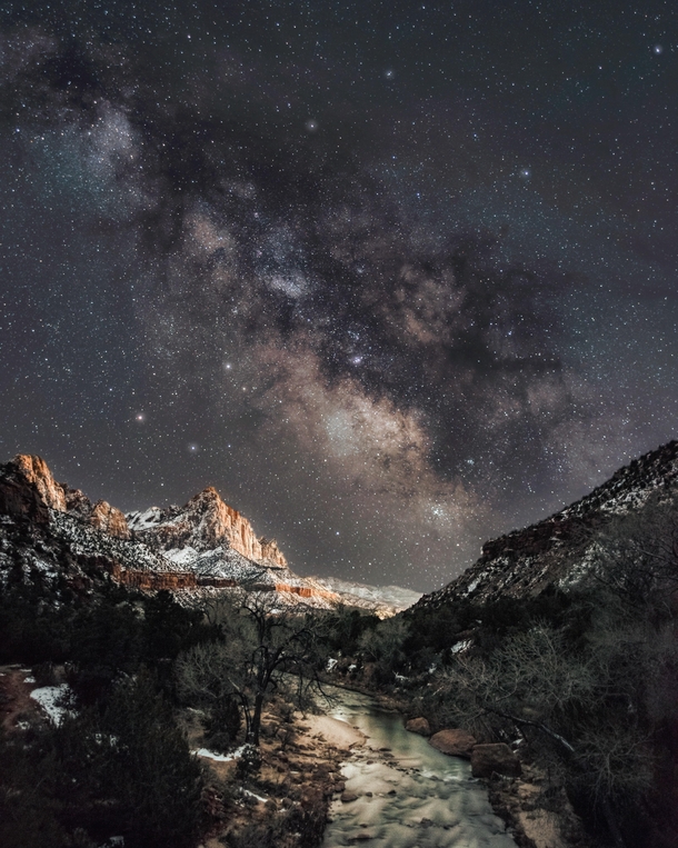Zion National Park has some lovely dark skies  x