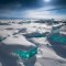 Turquoise Ice Northern Lake Baikal Russia  photo by Alexei Trofimov