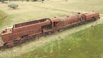  a Garratt steam locomotive Forbes New South Wales