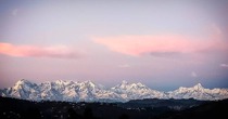  A picture of the Himalayan range I took on my visit to Almora Uttarkhand in India
