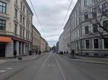  A street in Oslo Norway