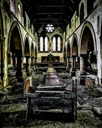  An abandoned chapel in Sheffield UK 