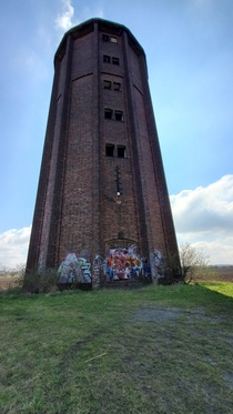  An abandoned water tower I think I found walking around Inowrasaw Poland
