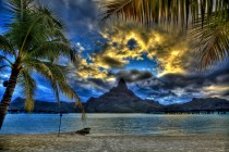  Bora Bora Golden Sunset by vgm8383