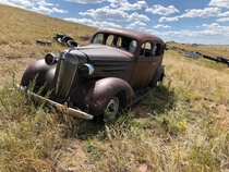  Chevy abandoned on the high plains
