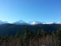 - degrees in British Columbia too cold for snow Sea to Sky Highway between Vancouver and Whistler 
