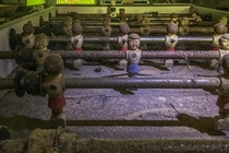  Foosball Table in Abandoned House Indiana