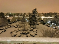  France - Early morning snow in Bry-sur-Marne  a year ago