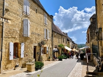  France - Grande Rue in Domme Dordogne