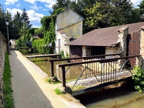  France - In the village of Chevreuse - The walk of small bridges