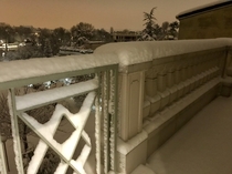  France - Val-de-Marne - Snow on my terrace