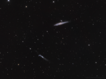  hours of exposure on the Whale and Crowbar Galaxies 
