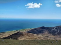  Irish Sea from the top of Slieve Donard Newcastle Northern Ireland A view worth climbing for