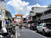  Mauritius - Port Louis beginning of the Chinatown