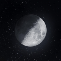  megapixel shot of the moon Zoon in