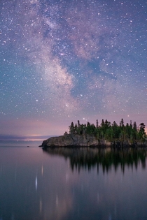  Milky Way over Minnesotas Lake Superior