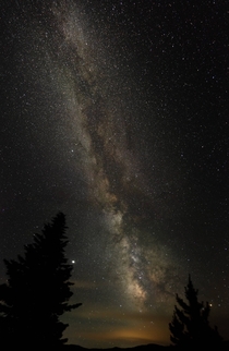 My first attempt at shooting the Milky Way bear Copper Mountain Colorado