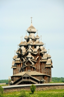  Nail-less Wooden Church of the Transfiguration Kizhi Pogost Russia 