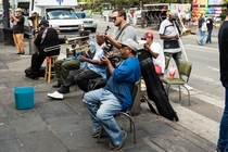  New Orleans - no shortage of live music in the French Quarter These look serious but were also enjoying it themselves
