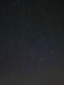  Orion with nebula visible - captured on an iPhone at Shimla India