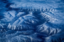  Over Oregon taken flying over the mountainous terrain of Oregon in March - 