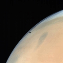  Phobos captured by Indias Mars Orbitter Mission