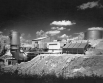  photograph of the just completed Rocket Engine Test Facility 