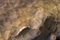  Probable sandstone deposits on West Chasma Mars taken by HiRISE