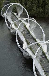  San Shan bridge concept design by Penda for Beijing Olympic Winter Games 