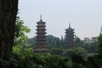  Sun and moon tower Guilin China 