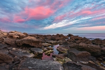  Sunset over Galata beach Varna Bulgaria  - IG otleyotleysson