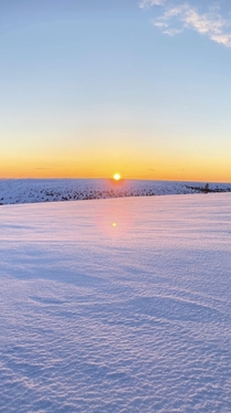  Sunset view from top of the mountain Slen Sweden  x 