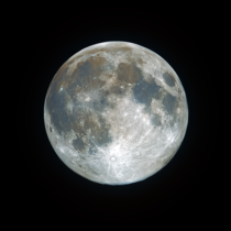  Super Moon shot from The Netherlands