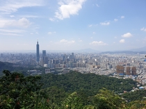  Taipei seen from the southeast looking northwest photo taken during a hike this past weekend