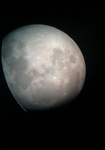  The Moon through my telescope