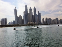  United Arab Emirates - Dubai city seen from the sea