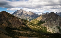  View of Mt Stuart from iron peak in the Alpine Lakes Wilderness WA  x 