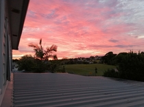  x New Zealand sky from bedroom window tonight Auckland NZ